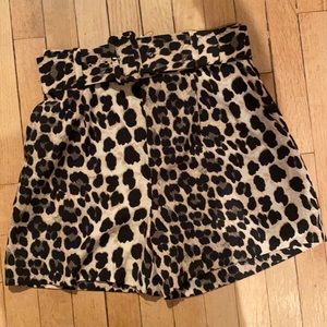 Brand New Zara Leopard Shorts